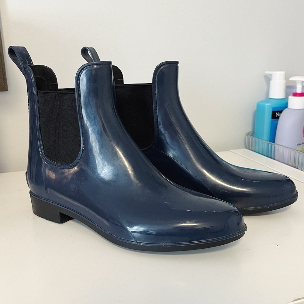 STORM BY COUGAR Chelsea Boots Navy | Waterproof Slip-On Boots | Women’s Size 7